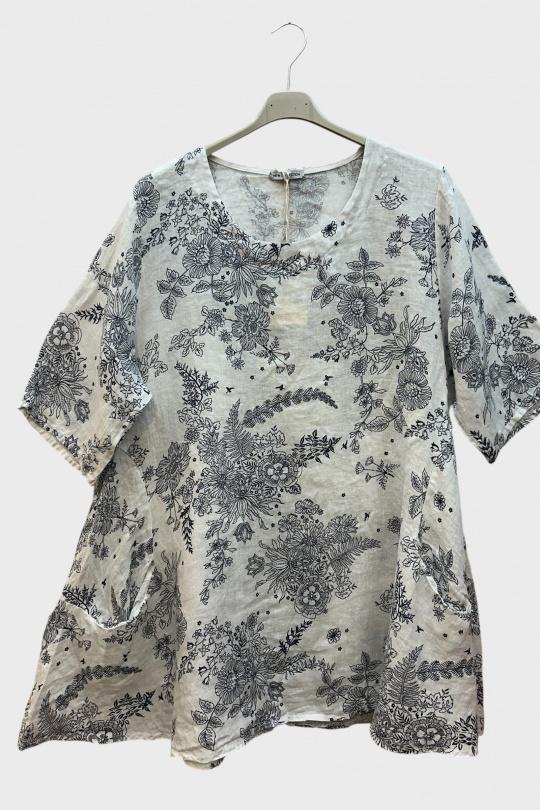 Tunics Women White SUPER BELLE 3727FS Efashion Paris