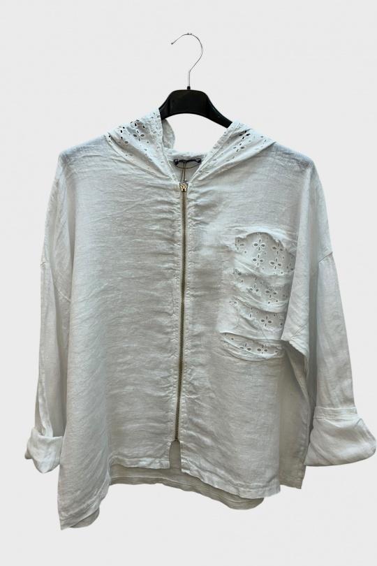 Cardigan Donna White SUPER BELLE 120661 Efashion Paris