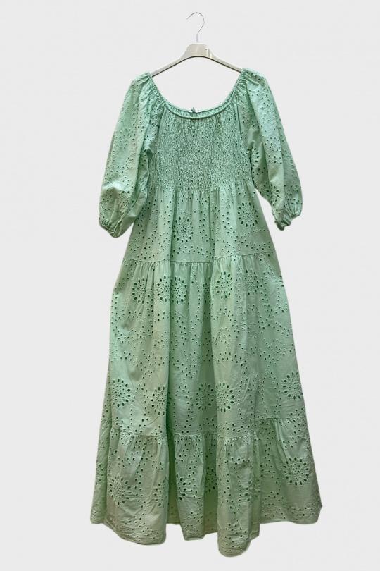 Robes longues Femme Vert clair SUPER BELLE 11065SA Efashion Paris