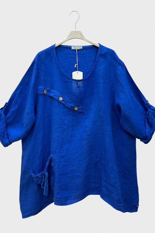 Tuniques Femme Bleu roi SUPER BELLE 1627T Efashion Paris
