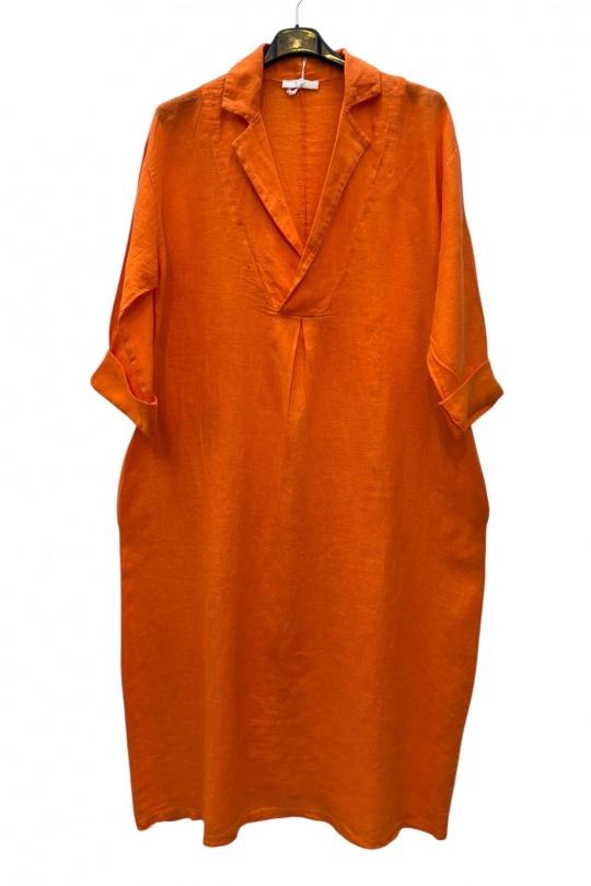 Robes mi-longues Femme Orange SUPER BELLE 0199695 Efashion Paris