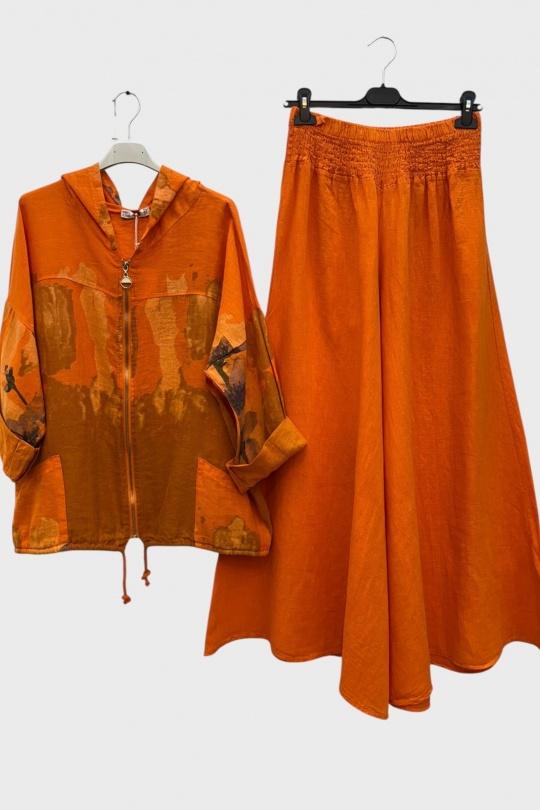 Ensembles Femme Orange SUPER BELLE 030201-060818 Efashion Paris