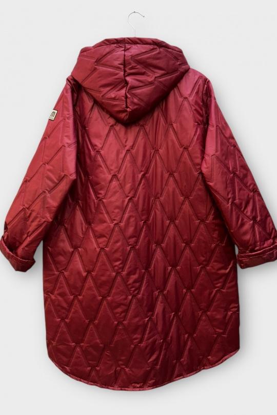 Doudounes Femme Rouge foncé SUPER BELLE 05343A Efashion Paris