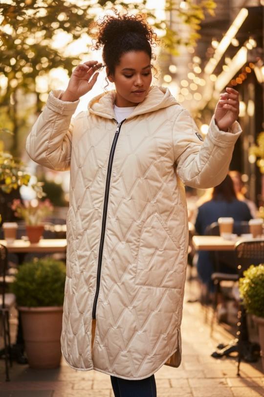 Doudounes Femme Rouge foncé SUPER BELLE 05343A Efashion Paris