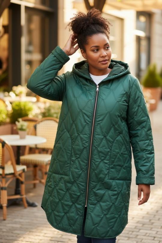 Doudounes Femme Rouge foncé SUPER BELLE 05343A Efashion Paris