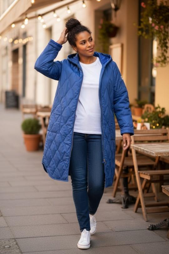 Doudounes Femme Rouge foncé SUPER BELLE 05343A Efashion Paris