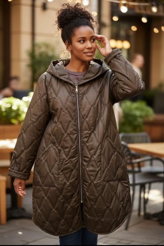 Doudounes Femme Rouge foncé SUPER BELLE 05343A Efashion Paris