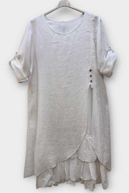 Robes mi-longues Femme Orange SUPER BELLE 0853 Efashion Paris