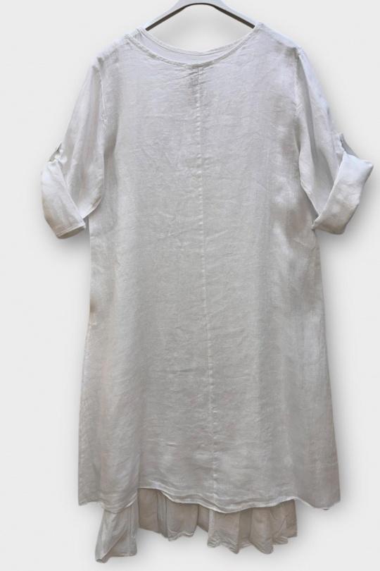 Robes mi-longues Femme Orange SUPER BELLE 0853 Efashion Paris