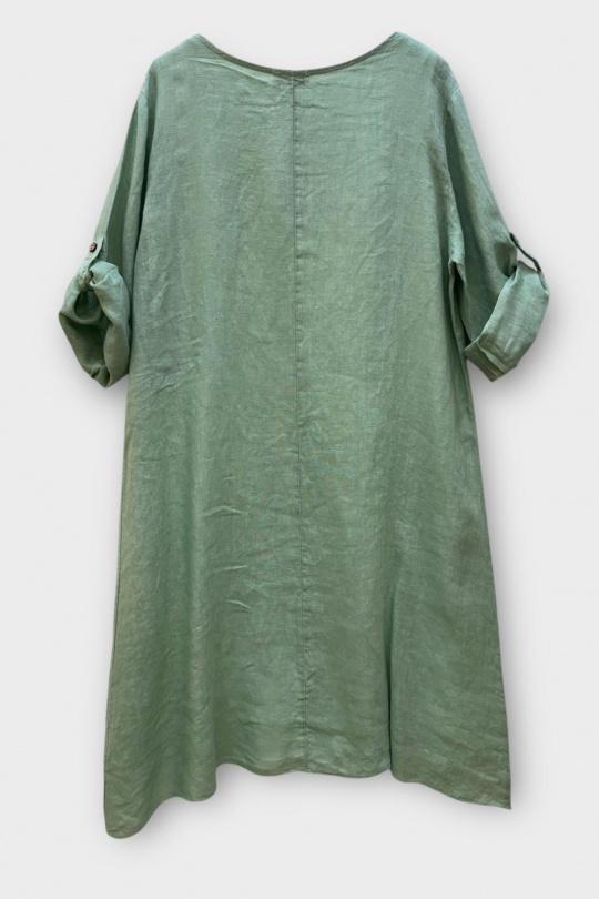 Robes mi-longues Femme Orange SUPER BELLE 0853 Efashion Paris