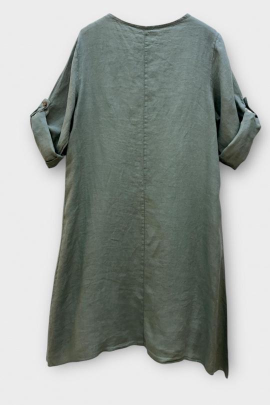 Robes mi-longues Femme Orange SUPER BELLE 0853 Efashion Paris