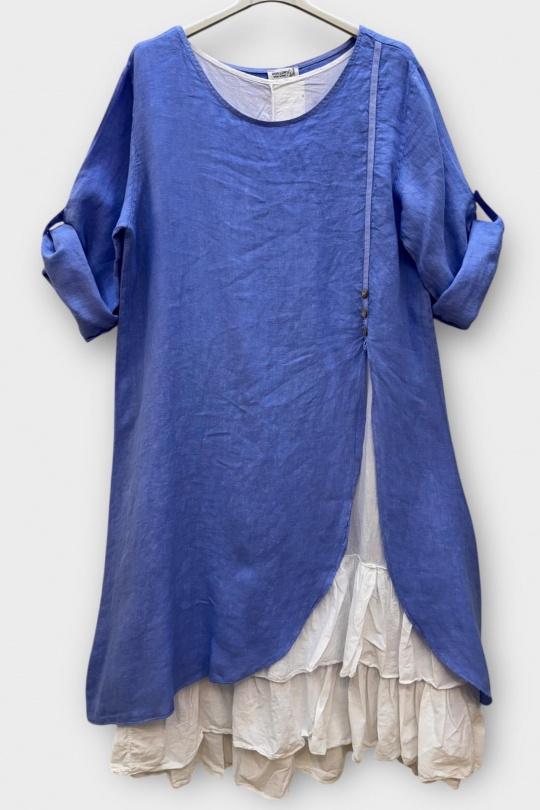 Robes mi-longues Femme Orange SUPER BELLE 0853 Efashion Paris