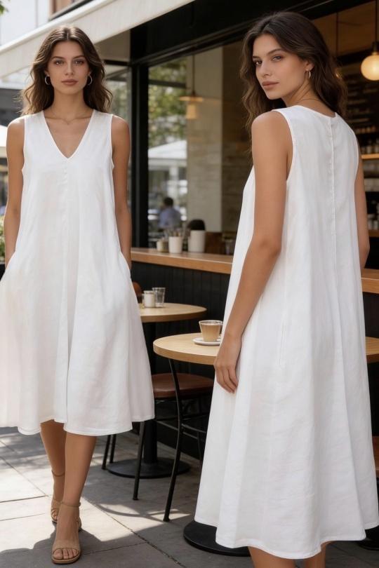 Robes mi-longues Femme Violet SUPER BELLE 019528U Efashion Paris