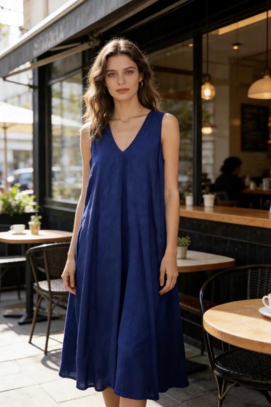 Robes mi-longues Femme Violet SUPER BELLE 019528U Efashion Paris