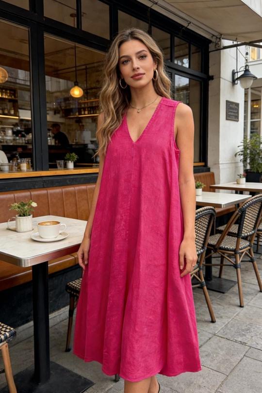 Robes mi-longues Femme Violet SUPER BELLE 019528U Efashion Paris