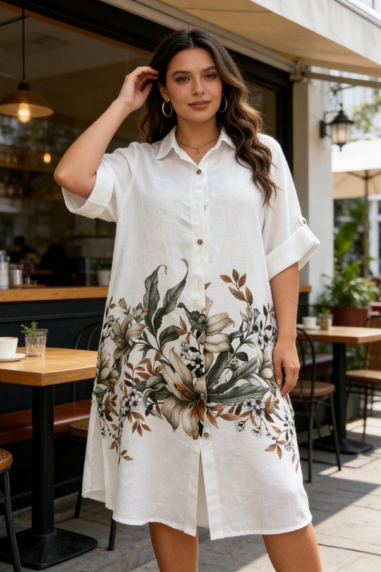 Midi dresses Women Sky blue SUPER BELLE 093190 Efashion Paris