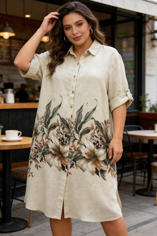 Midi dresses Women Sky blue SUPER BELLE 093190 Efashion Paris