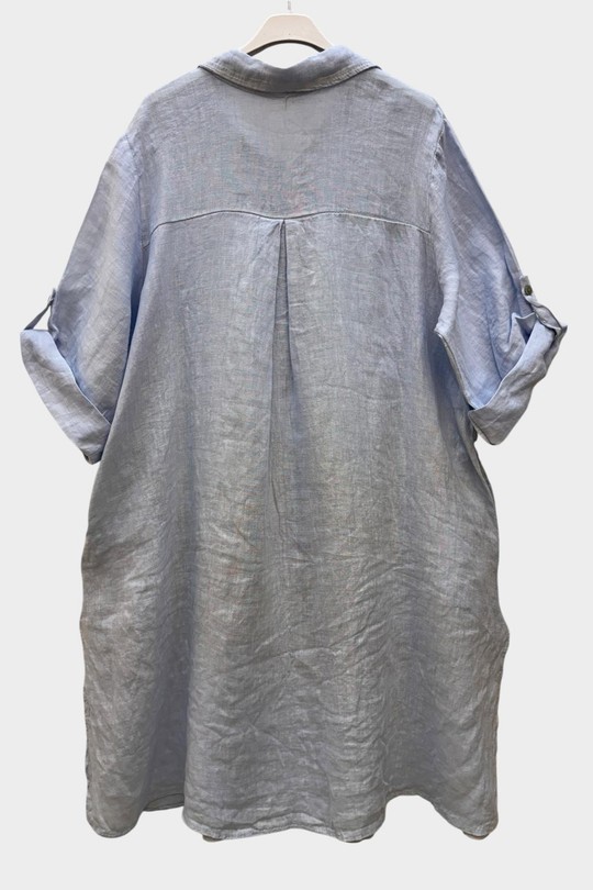 Midi dresses Women Sky blue SUPER BELLE 093190 Efashion Paris