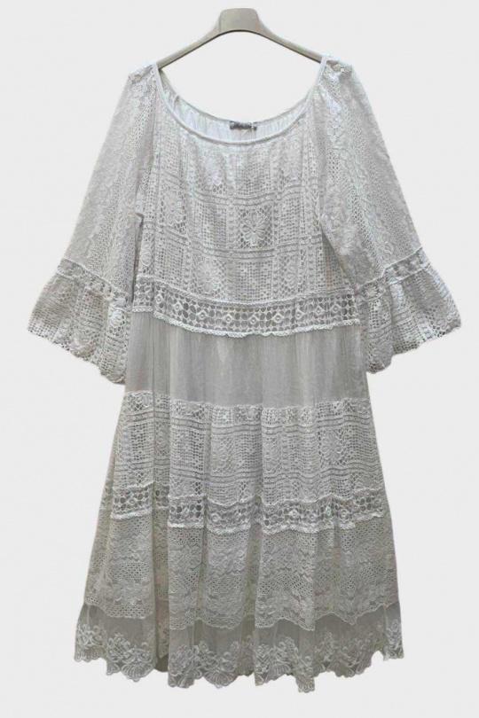 Robes mi-longues Femme Bleu jean SUPER BELLE 011540 Efashion Paris