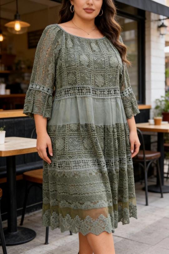 Robes mi-longues Femme Bleu jean SUPER BELLE 011540 Efashion Paris