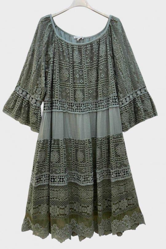 Robes mi-longues Femme Bleu jean SUPER BELLE 011540 Efashion Paris