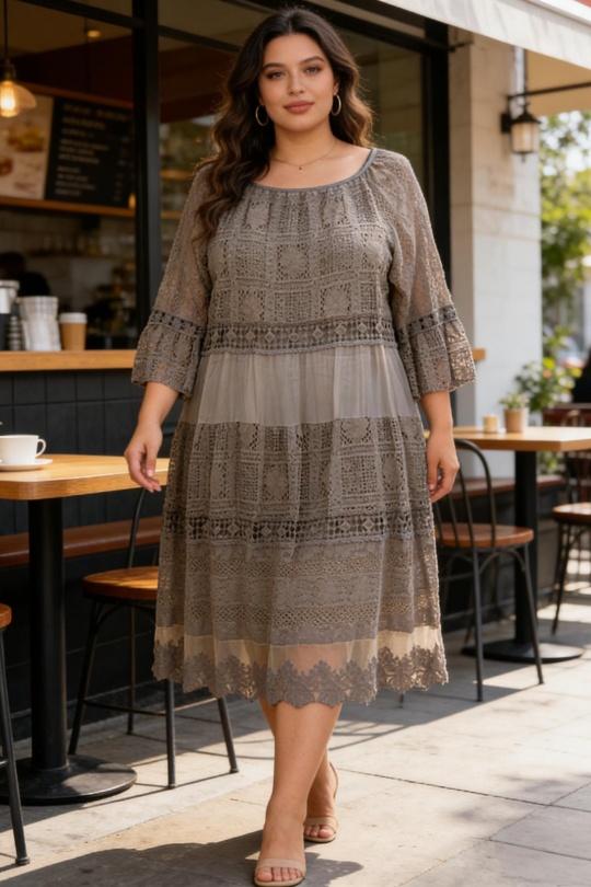 Robes mi-longues Femme Bleu jean SUPER BELLE 011540 Efashion Paris