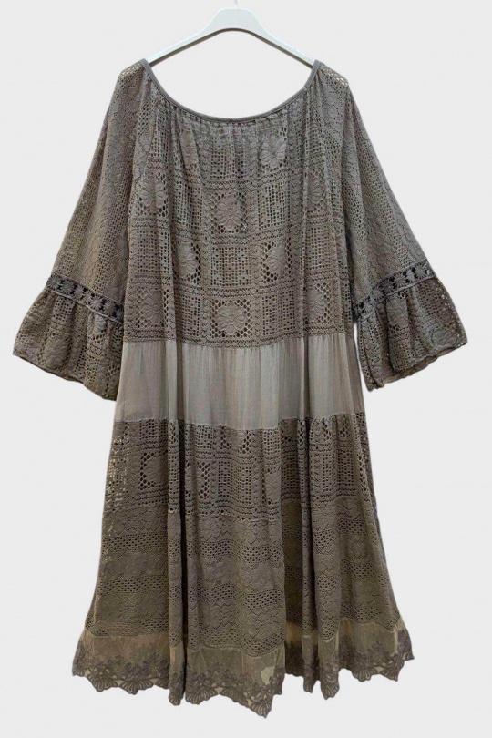 Robes mi-longues Femme Bleu jean SUPER BELLE 011540 Efashion Paris