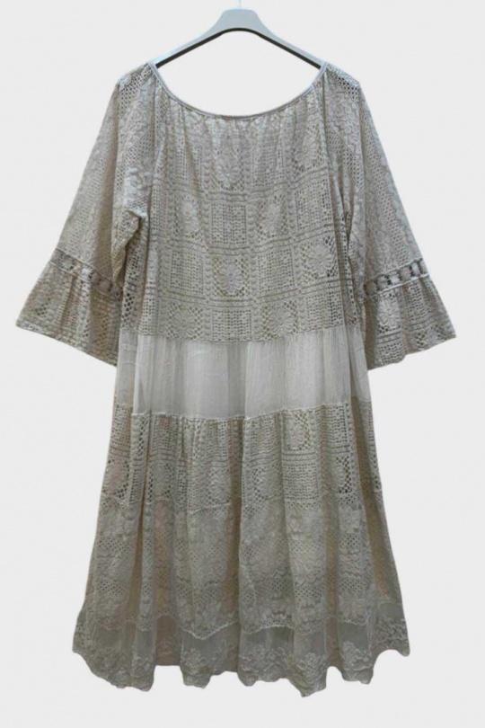 Robes mi-longues Femme Bleu jean SUPER BELLE 011540 Efashion Paris