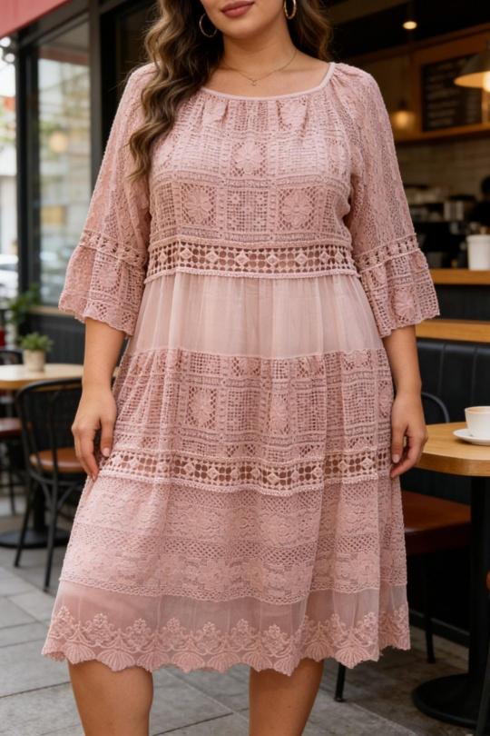 Robes mi-longues Femme Bleu jean SUPER BELLE 011540 Efashion Paris