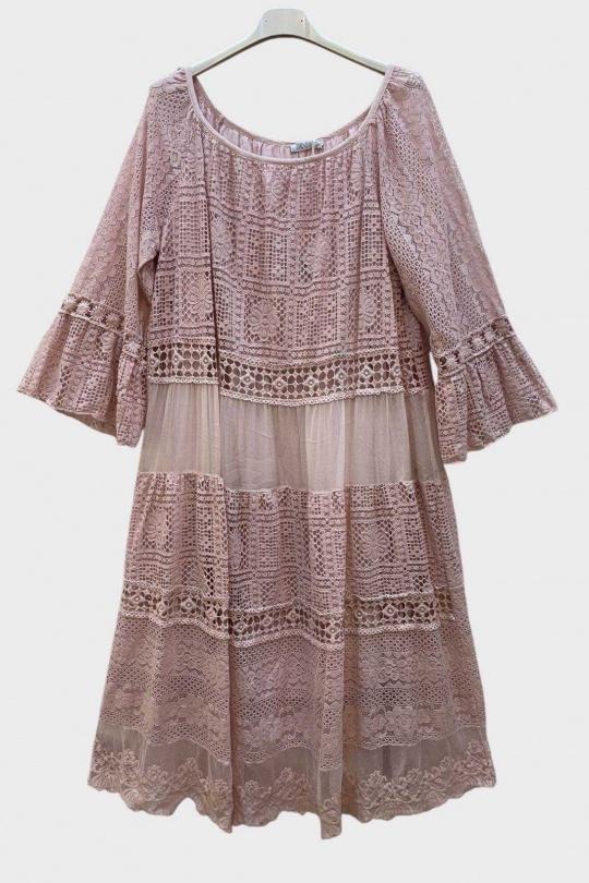 Robes mi-longues Femme Bleu jean SUPER BELLE 011540 Efashion Paris