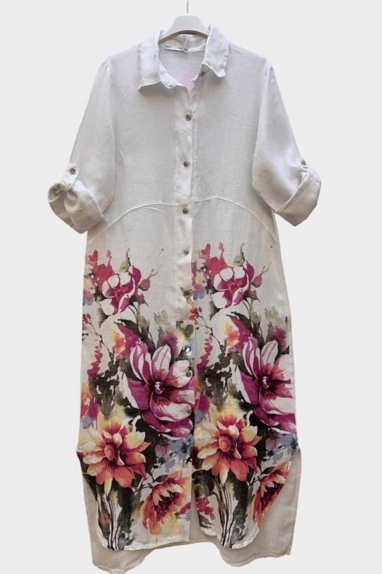 Robes longues Femme Blanc SUPER BELLE 09279 Efashion Paris