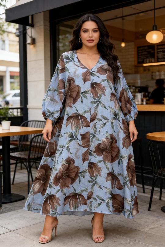 Robes longues Femme Beige SUPER BELLE 03752 Efashion Paris