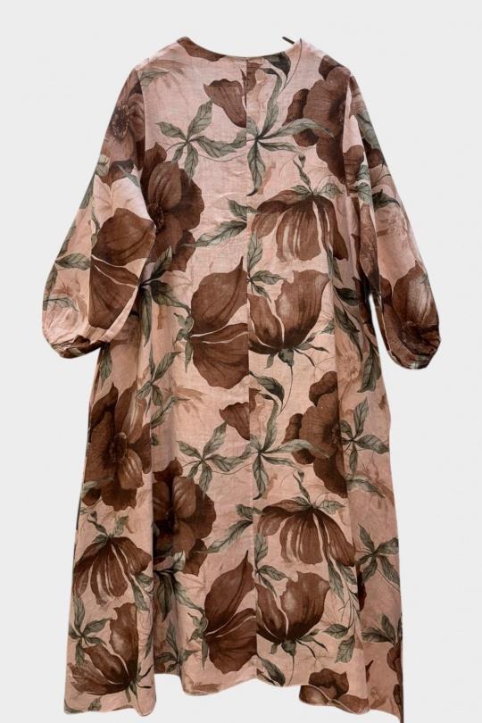 Robes longues Femme Beige SUPER BELLE 03752 Efashion Paris