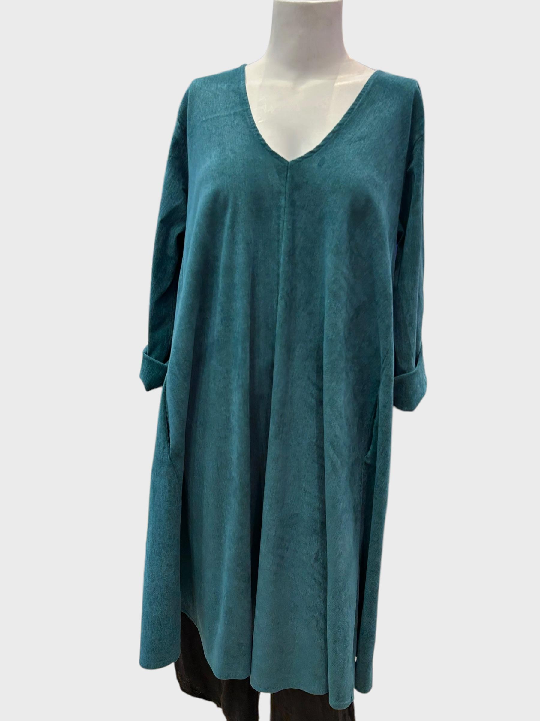 Robes mi-longues Femme Vert sapin SUPER BELLE 012038UV #c Efashion Paris