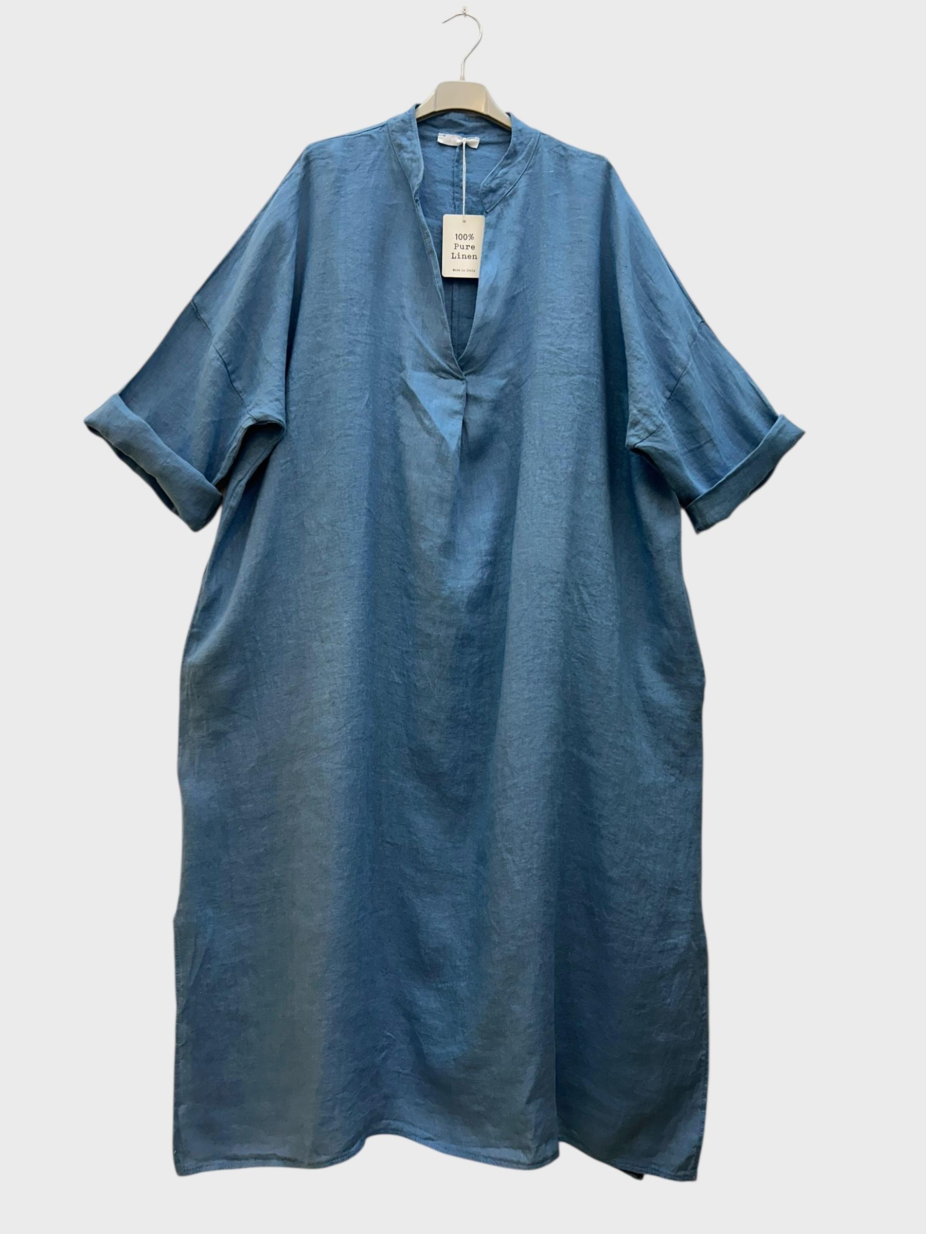 Robes mi-longues Femme Bleu jean SUPER BELLE 19537 #c Efashion Paris