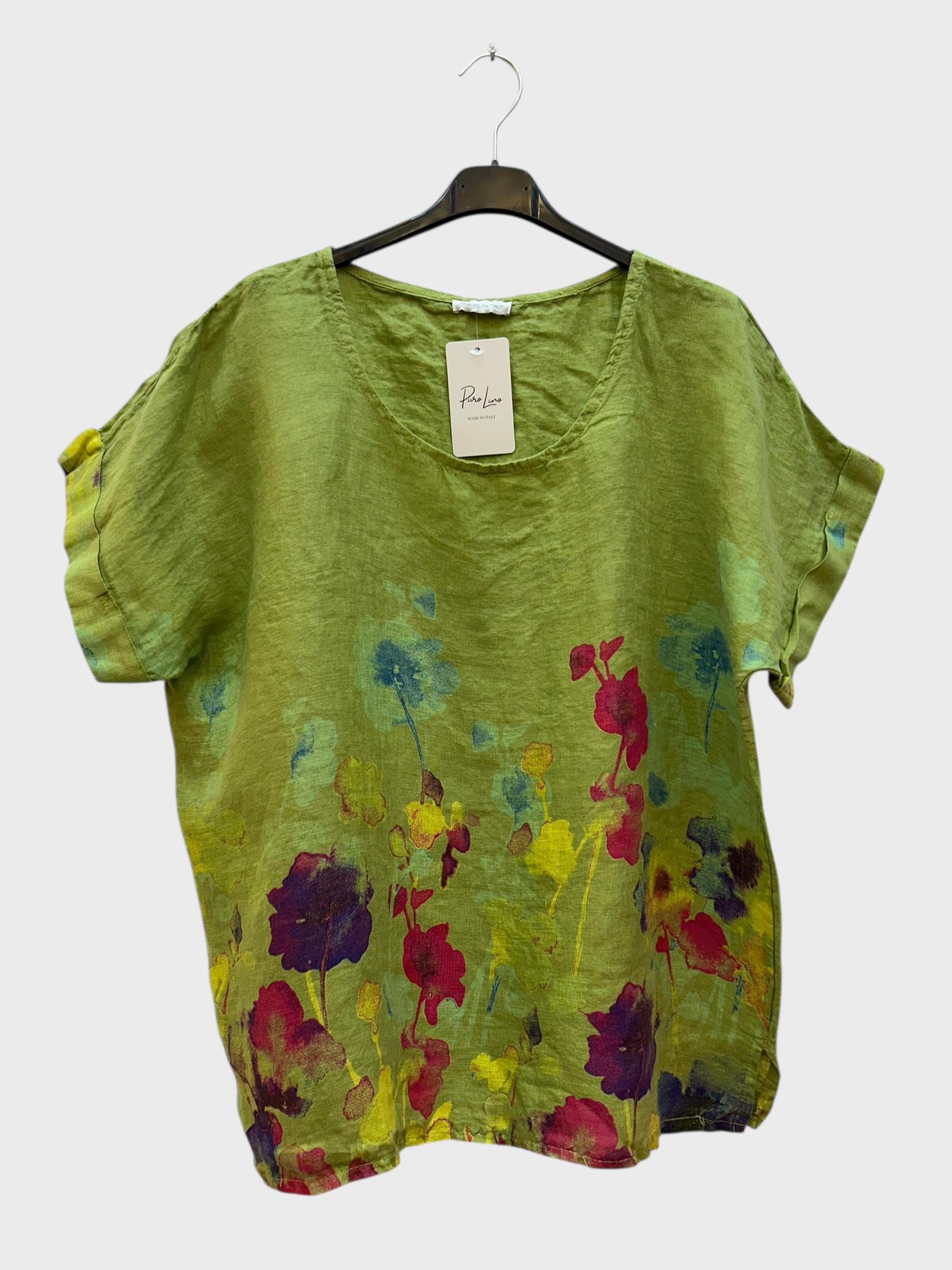 T-shirts Femme Vert pomme SUPER BELLE 23773 #c Efashion Paris