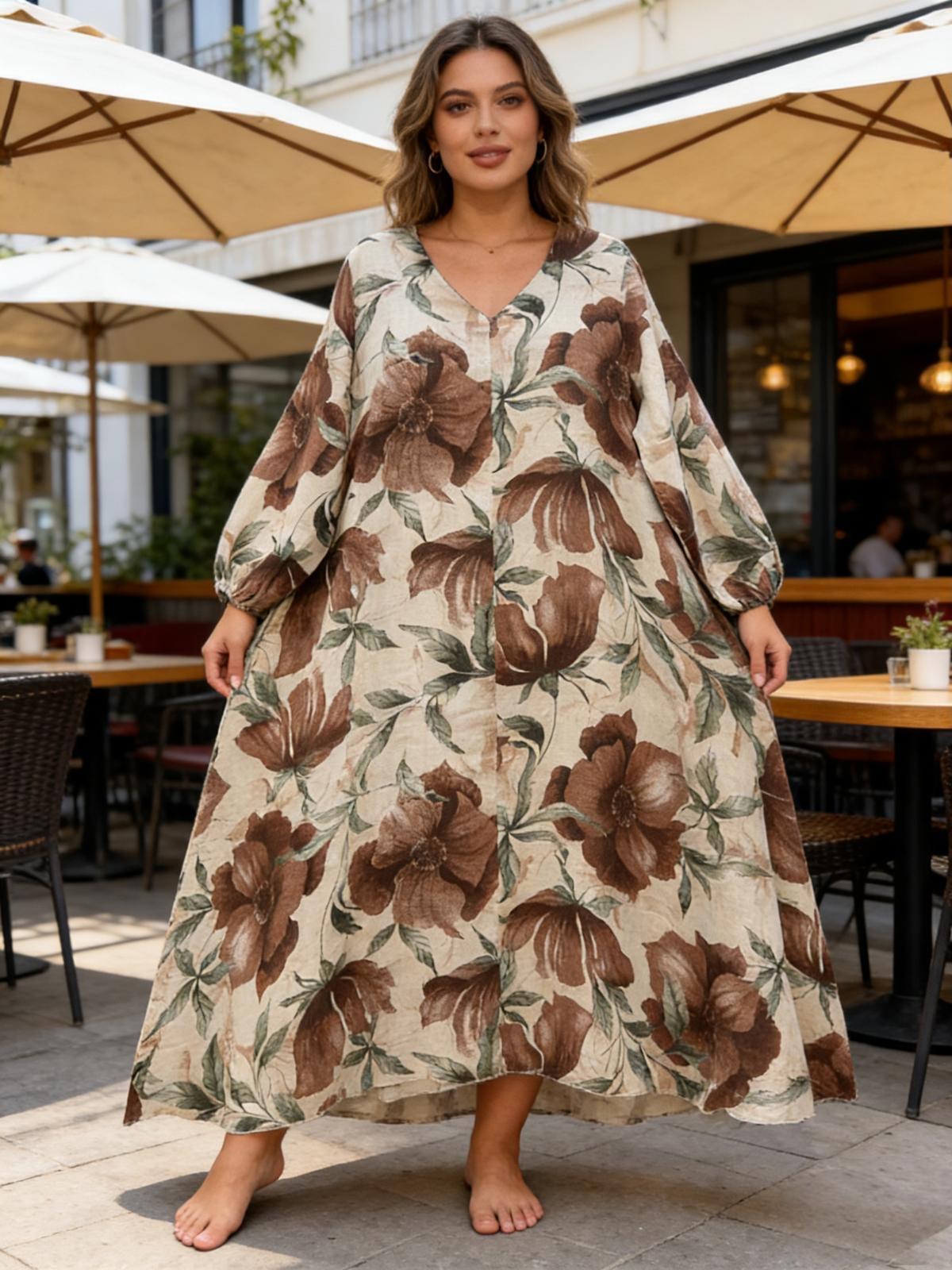 Robes longues Femme Beige SUPER BELLE 03752 #c Efashion Paris