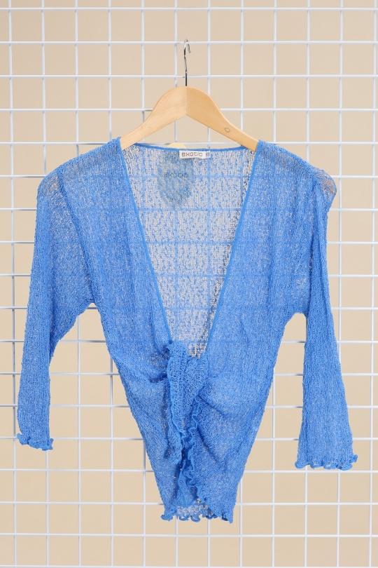 Cárdigans Mujer Sky blue TANDEM BOLERO Efashion Paris