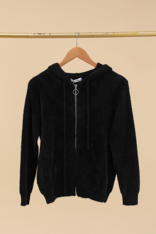 Gilets Femme Noir TANDEM TD1792 Efashion Paris