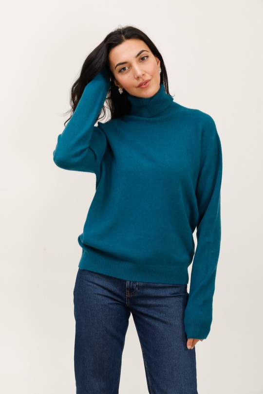 Pulls Femme Bleu canard TANDEM TD2068 Efashion Paris