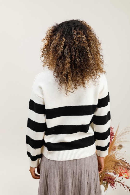 Jumpers Women Cream TANDEM TD1826 Efashion Paris