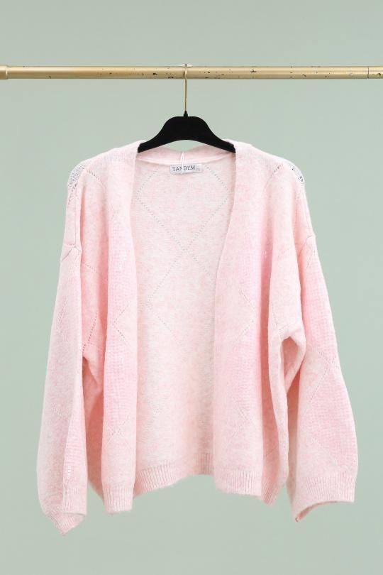Cardigan Donna Pink TANDEM TD1812 Efashion Paris