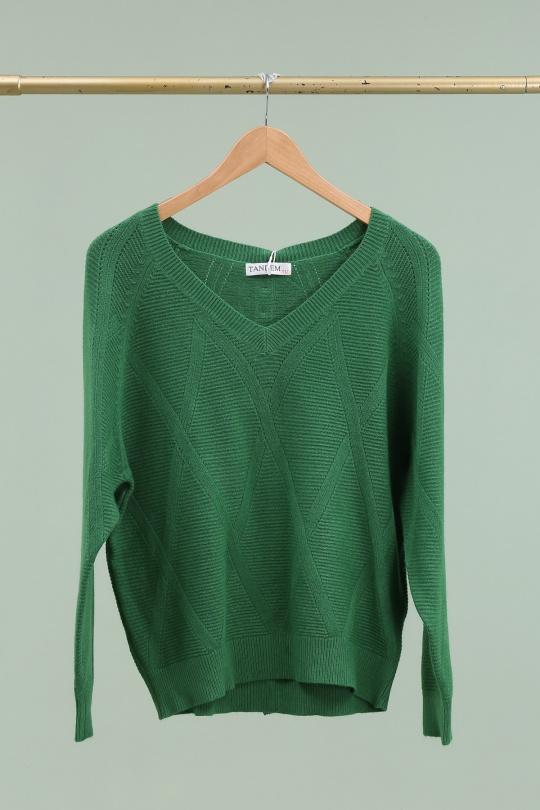 Maglioni Donna Menthol Green TANDEM TD1688 Efashion Paris