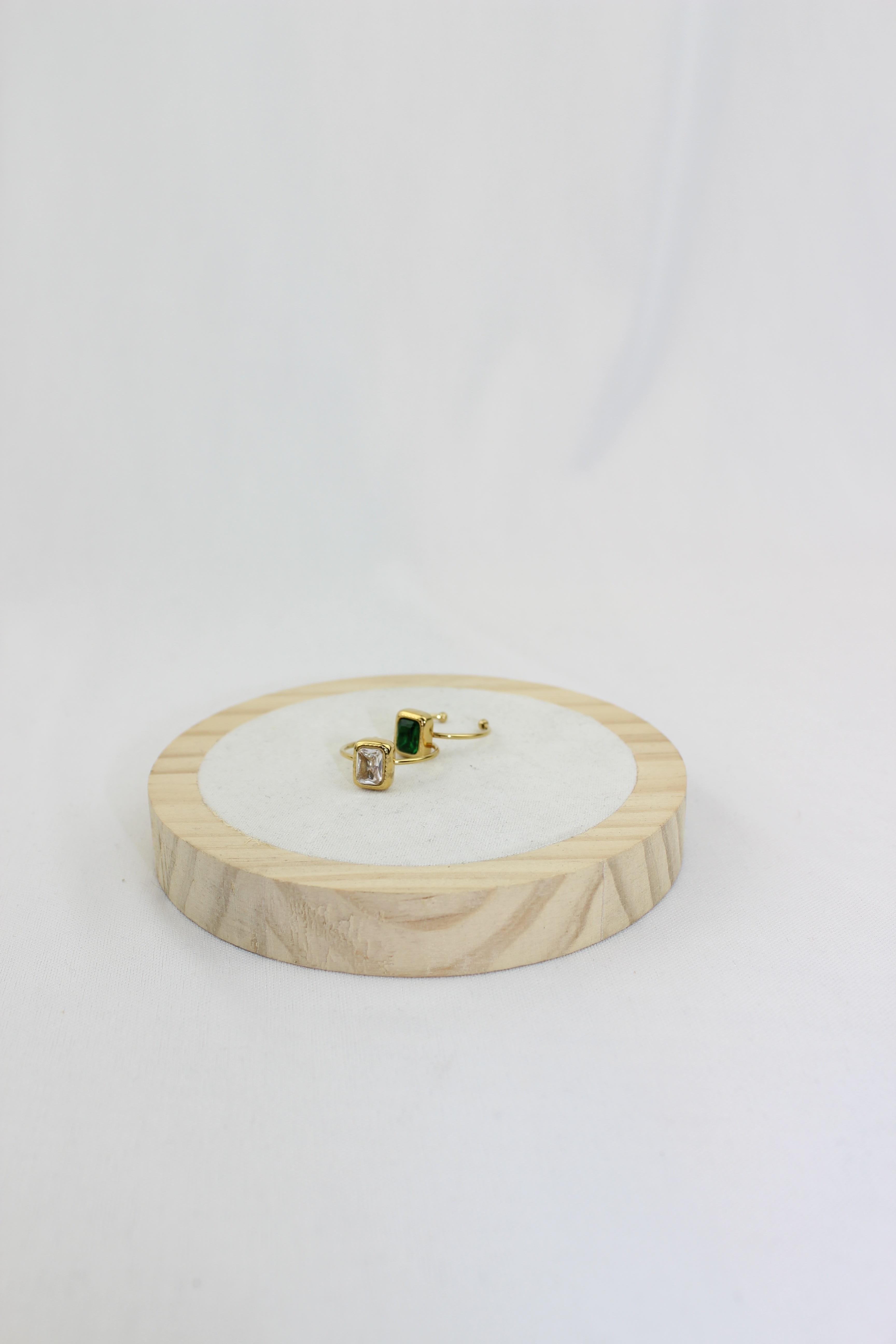 Rings Accessories Green Modelene AC-BA-127 #c Efashion Paris