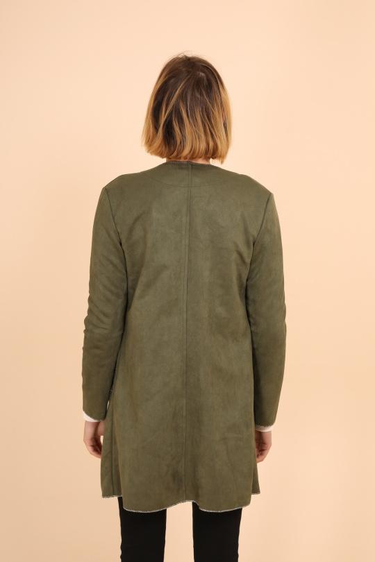 Chaquetas Mujer Khaki QQ FASHION 3456  Efashion Paris