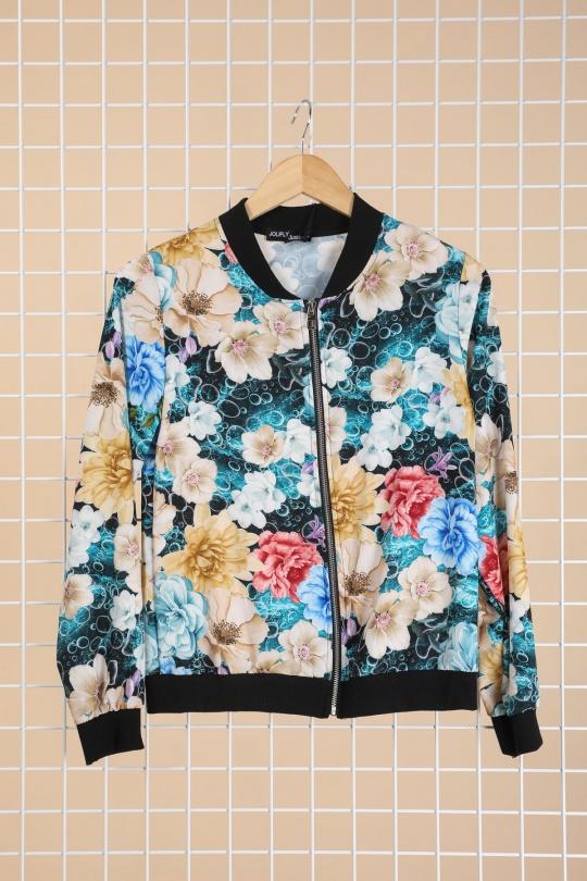 Jackets Women Print QQ FASHION 7573-7 Efashion Paris