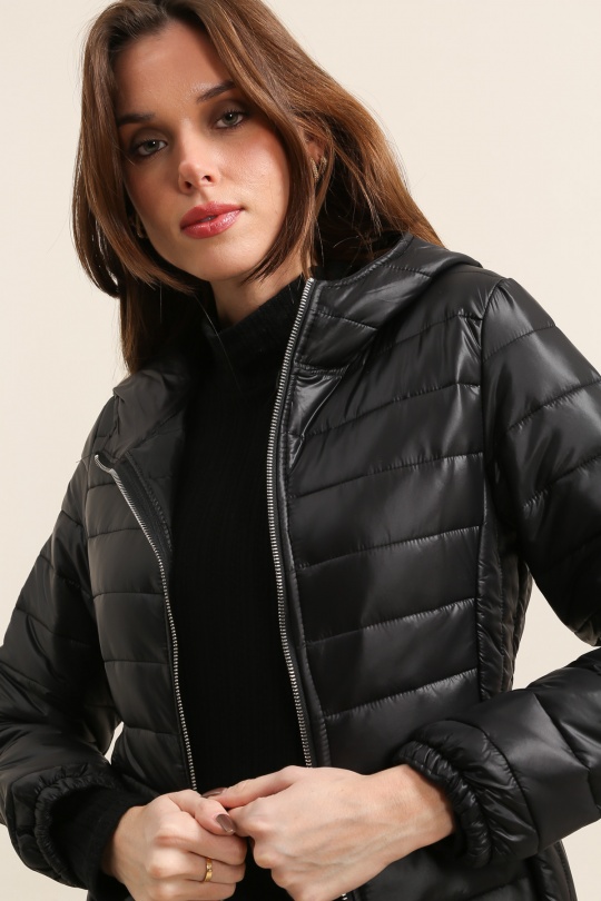 Doudounes Femme Noir QQ FASHION 1210 Efashion Paris