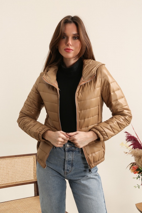 Doudounes Femme Noir QQ FASHION 1210 Efashion Paris