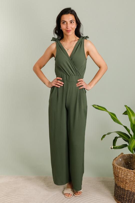 Combinaisons Femme Kaki QQ FASHION 70182 Efashion Paris