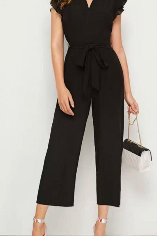 Jumpsuits Women Black QQ FASHION 70187 Efashion Paris